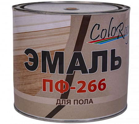 Эмаль ПФ -266 красно-коричневая 0,9 кг (упаковка 9 шт)